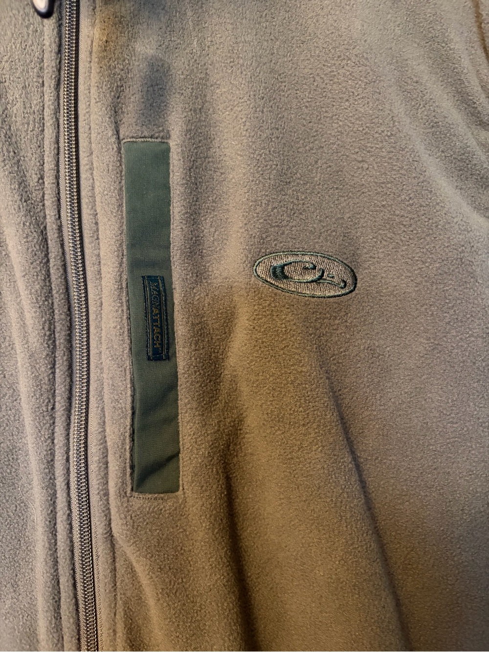 Drake Waterfowl Camp Fleece Vest Olive Green Size XL - Picture 5 of 7